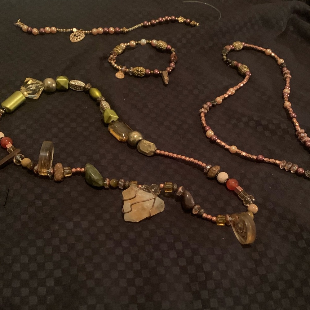 2-Necklace 2-Bracelet